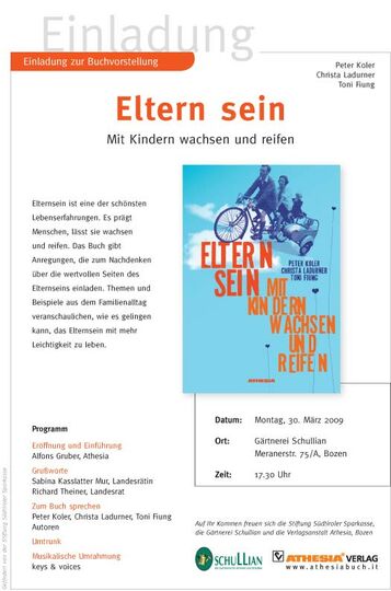 Buchvorstellung: Eltern sein