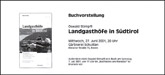 Buchpräsentation