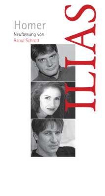 ILIAS Lesung mit Raoul Schrott, Sibylle Canonica, Tobias Moretti